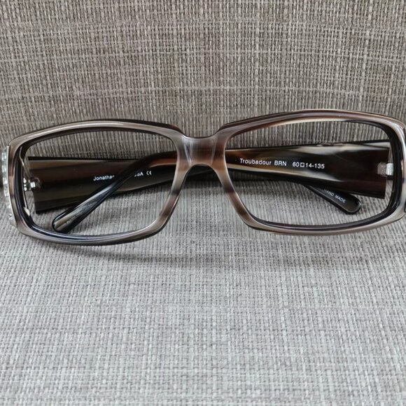 Jonathan Cate USA Women Eyeglasses Frame TROUBADOUR Brown Glasses Frame only main image 11